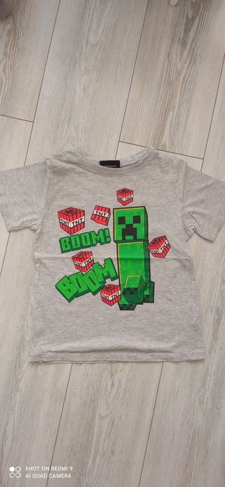 Koszulki Minecraft 122/128 2 szt.