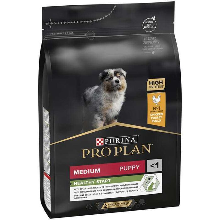 Pro Plan Puppy 3 кг з куркою для цуценят середніх порід. Корм Про План