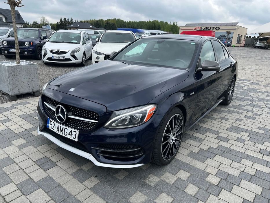 Mercedes-Benz Klasa C W205 C 43 AMG BiTurbo 4Matic 9G-Tronic 367KM Burmester Bezwypadkowy !!