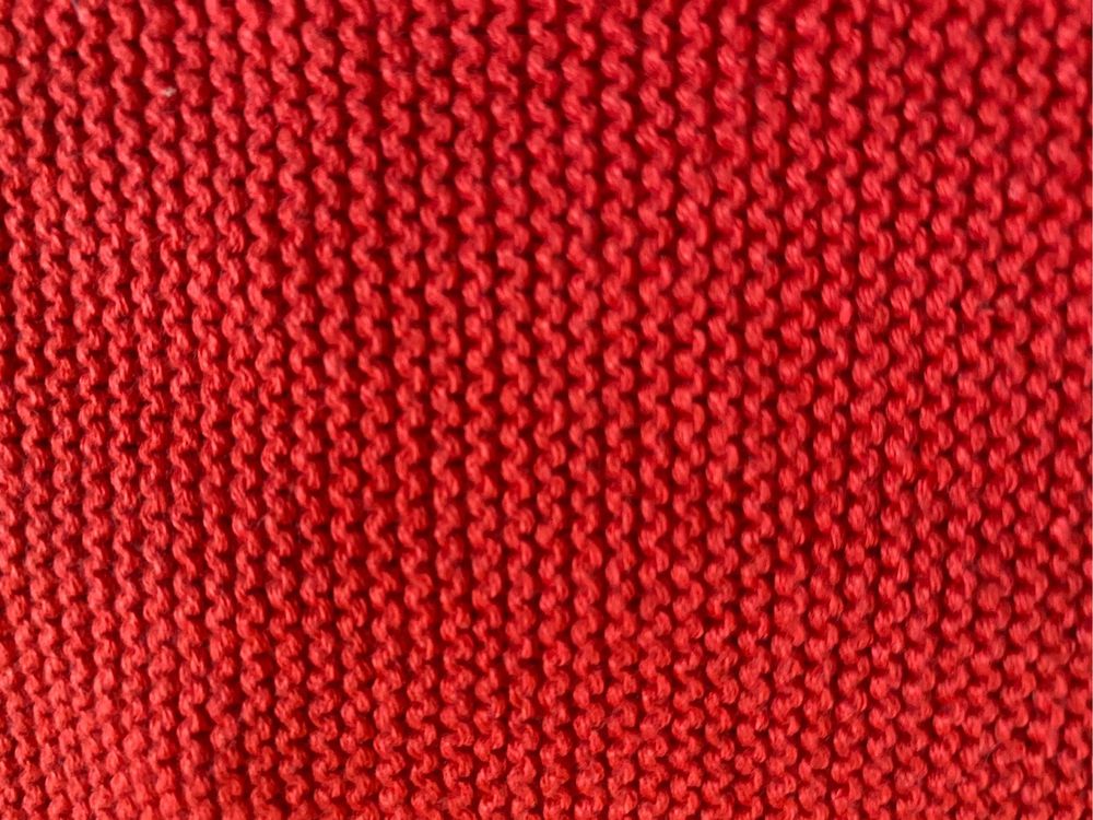 Top de tricot vermelho