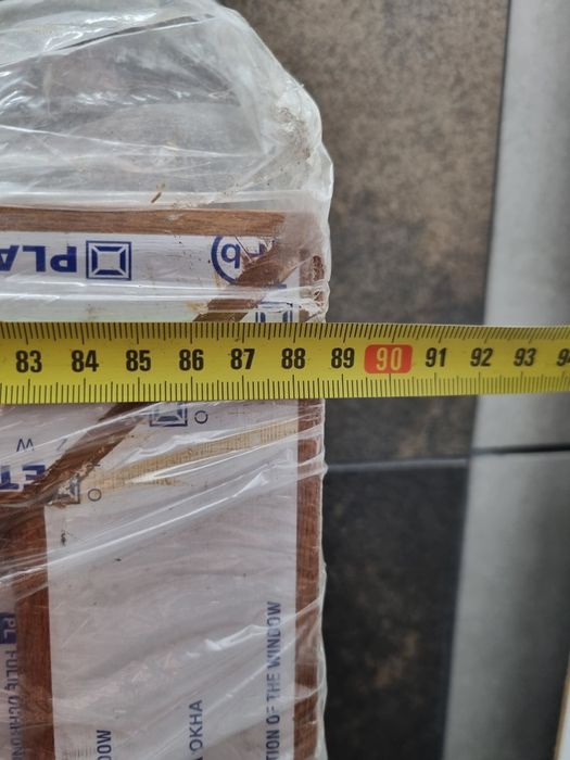 Nowe okna złoty dąb plastimet 88x144 76x144 55x144