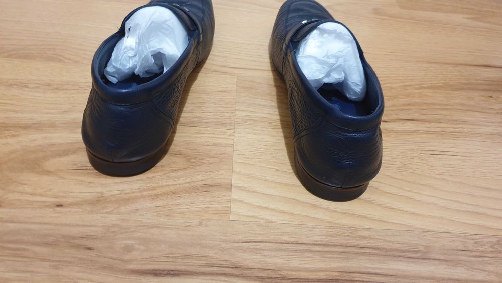 Туфлі Mario Corso 43р шкіряні м'які темно-сині (чудовий стан)