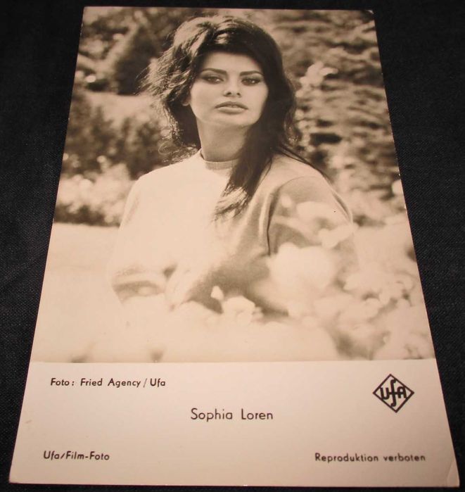 Foto Postal Actriz Sophia Loren Ufa