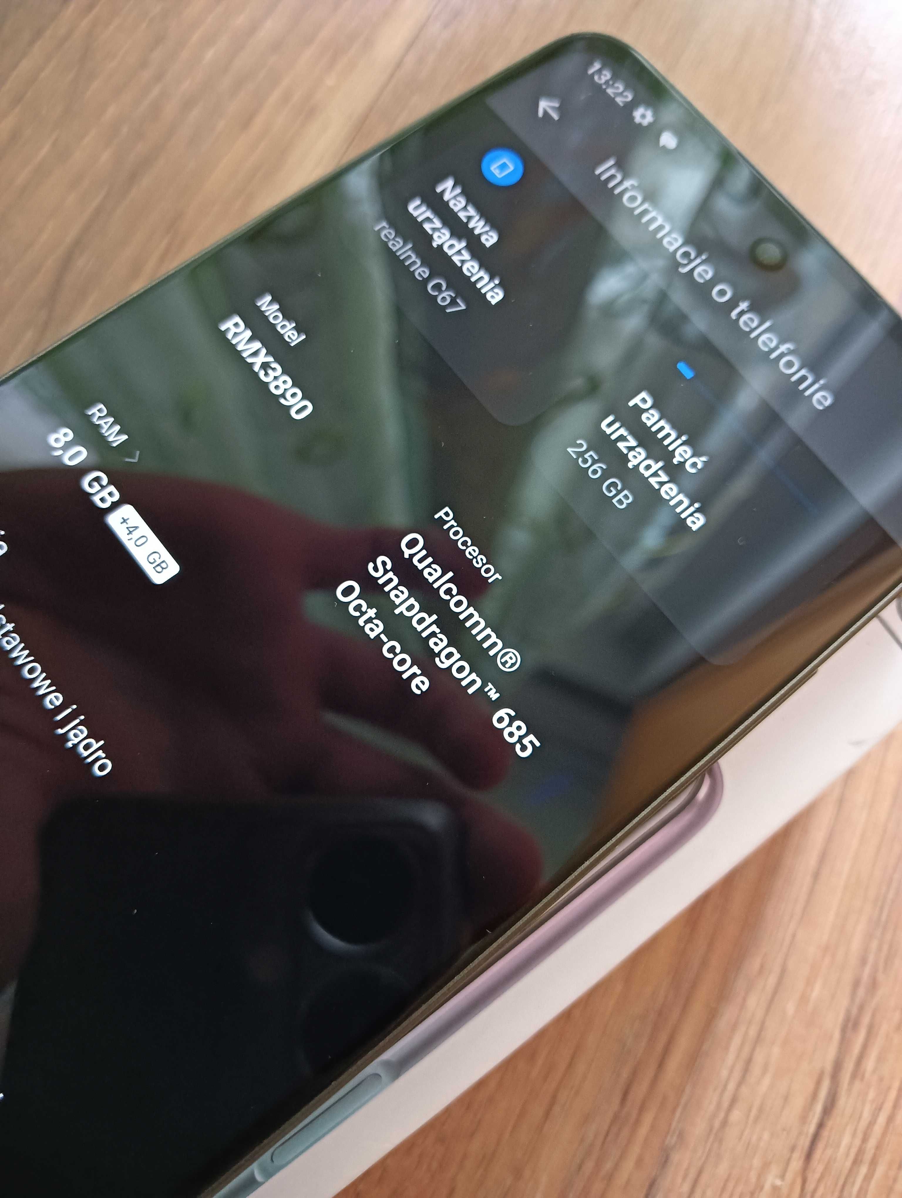 Smartfon Realme C67 5G 8/256Gb  6,67 Amoled stan bardzo dobry