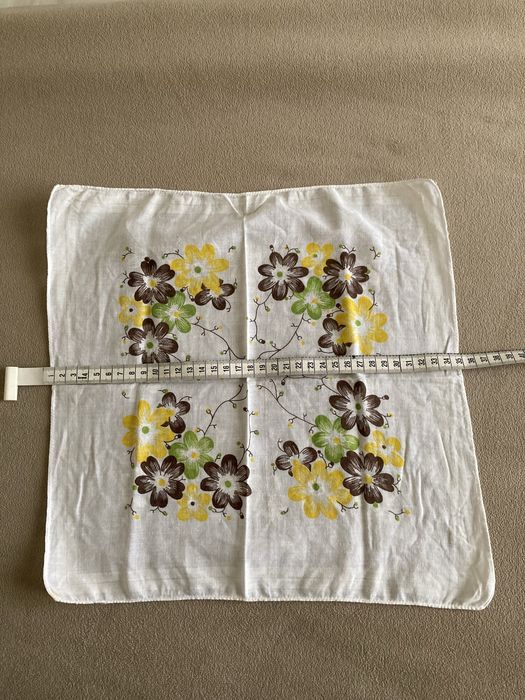 Lencinho Vintage flores amarelas