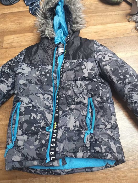 Kurtka zimowa dla chłopca 122