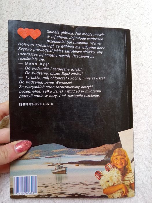 Książka 1991r znalezione dziecko