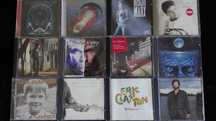 CDs Fleetwood Mac, Tina Turner, Eric Clapton, Coldplay e outros