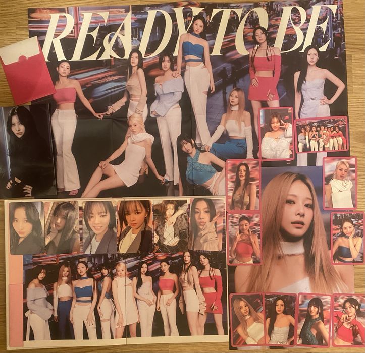 Оригінальні Альбоми Twice “Ready to be” та le sserafim “Easy”