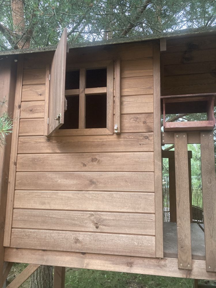 Domek ogrodowy drewniany dla dzieci
