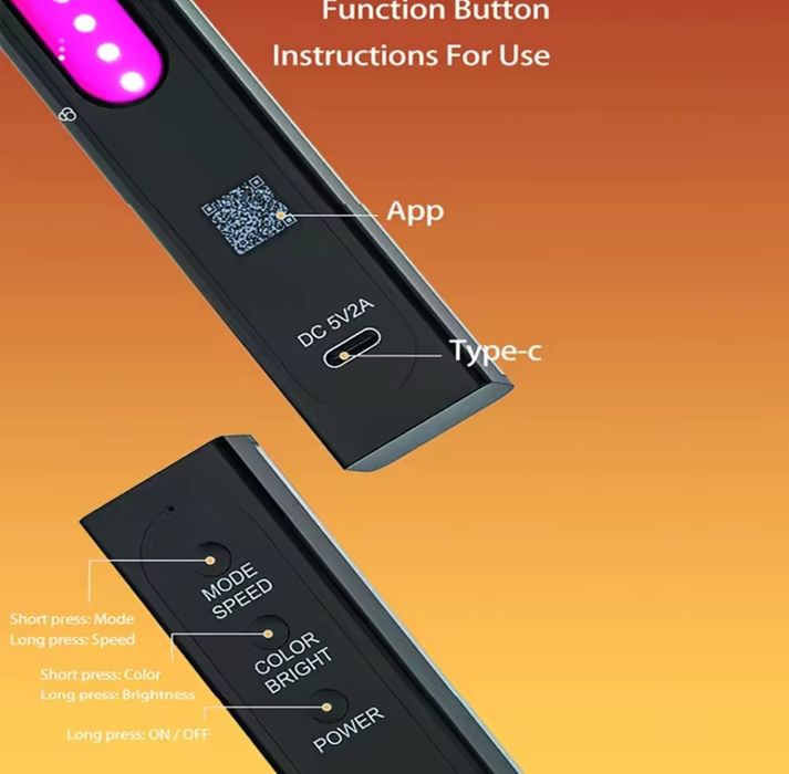 Светильник rgb спектр на аккумуляторе
