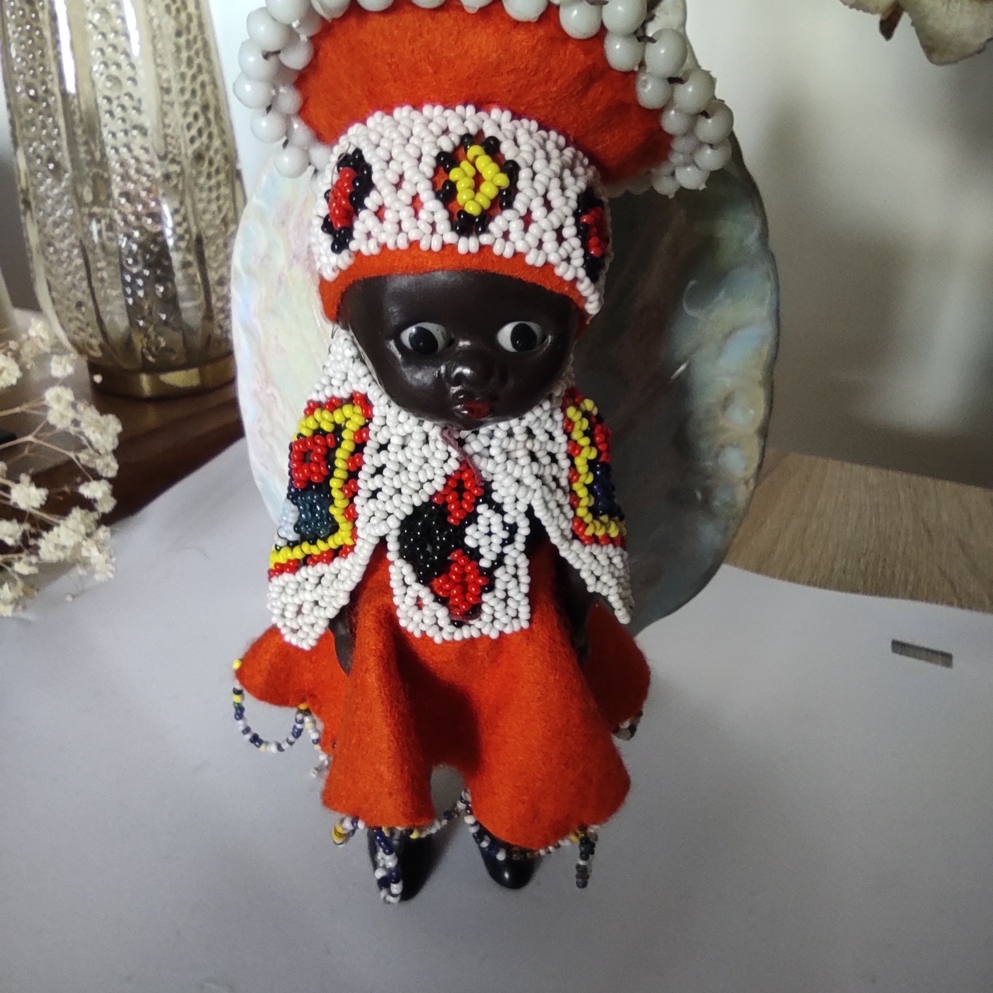Afrykańska lalka laleczka kolekcjonerska