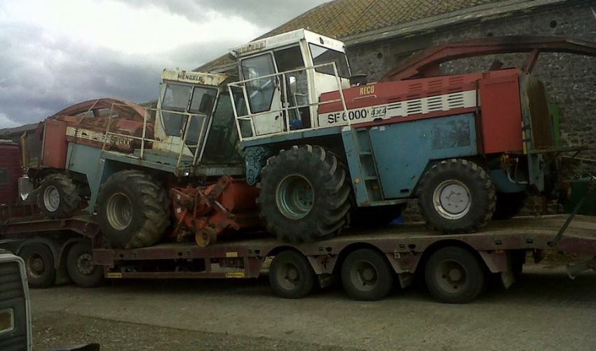 Ponadgabarytowy Niskopodwoziowy Transport Maszyn Rolniczych Specjalny