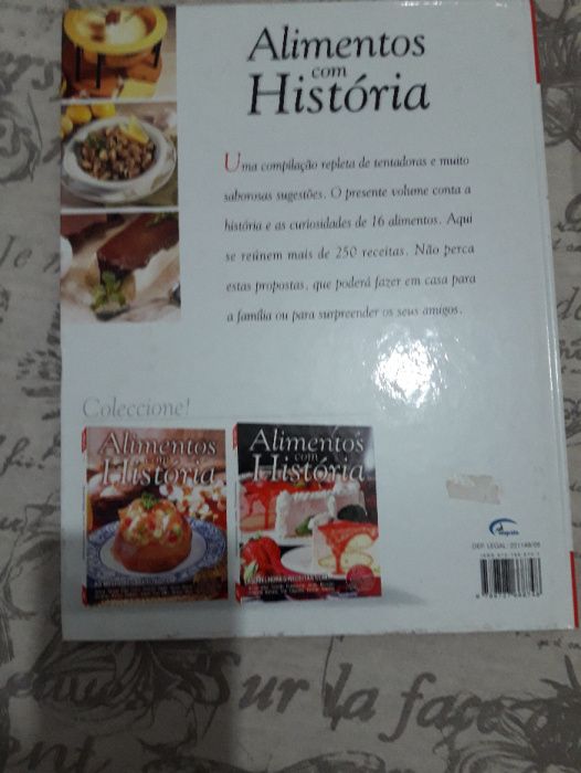 Alimentos com história - livro receitas