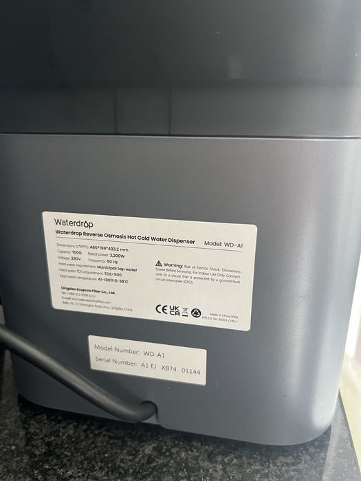 Purificador de Água Premium - Osmose Reversa com Agua Quente e Fria