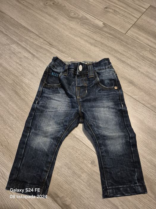 Spodenki jeansy 2 szt  Zara Next rozmiar 80