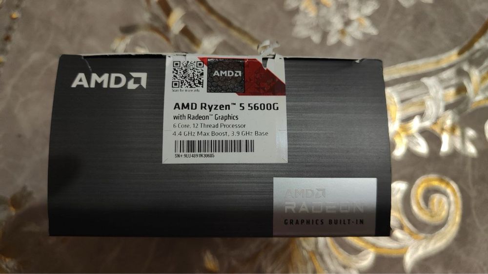 Процесор AMD Ryzen 5 5600G 3.9 GHz / 16 MB