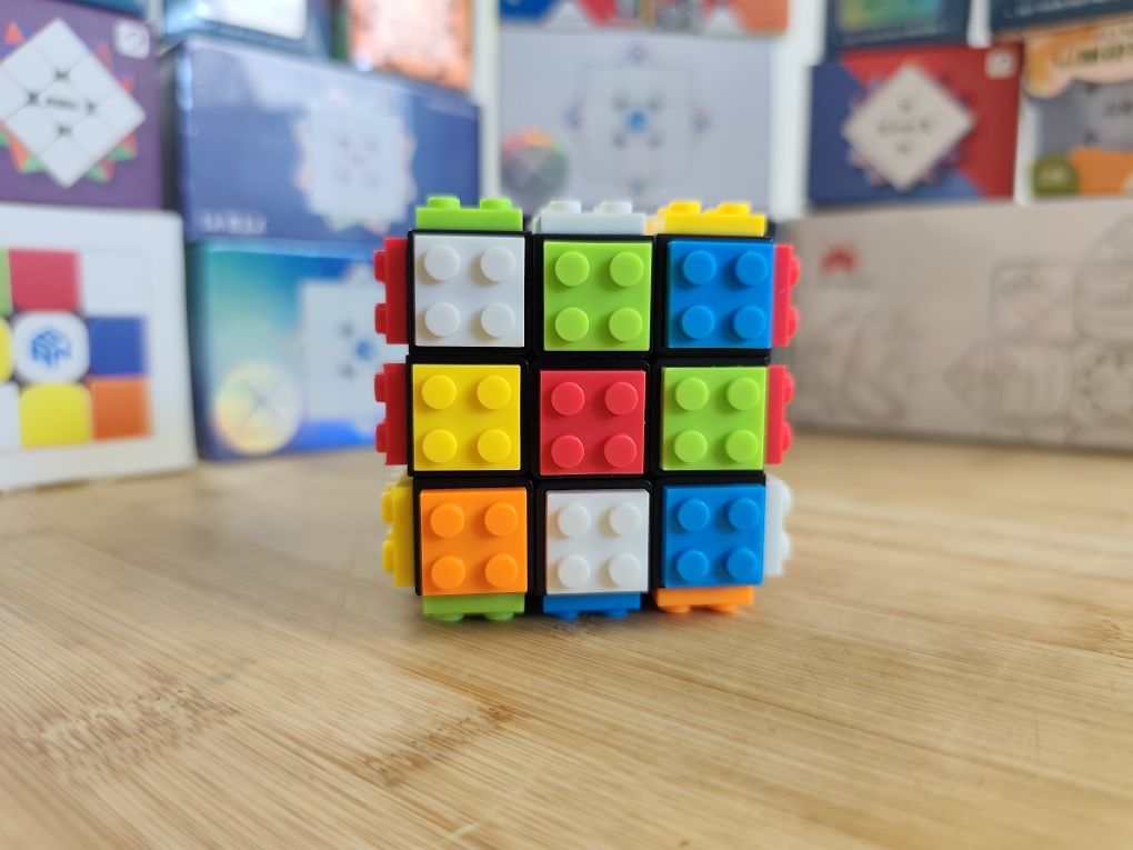 Cubo Mágico 3x3 Estilo Lego (Novo)