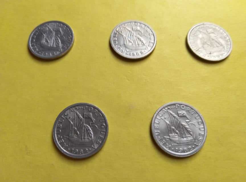 Dois escudos e cinquenta centavos (2$50) Cupro-Níquel 1982
