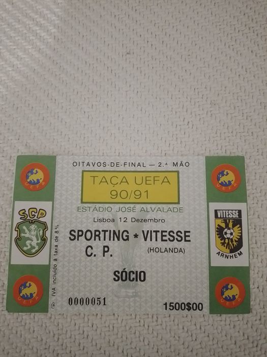 Bilhete Sporting x Vitesse