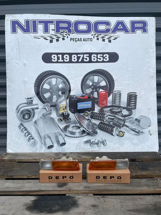 FAROLINS FRONTAIS MITSUBISHI L200 STRAKAR