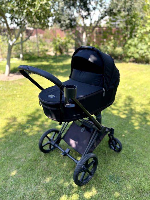 Cybex Priam 3 в 1 - Sepia Black (шасі Matt Black)