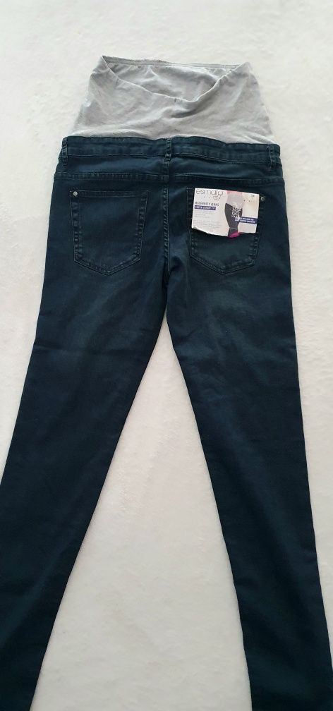 OKAZJA ciążowy zestaw jeansy legginsy xs 34 s 36 ciąża maternity