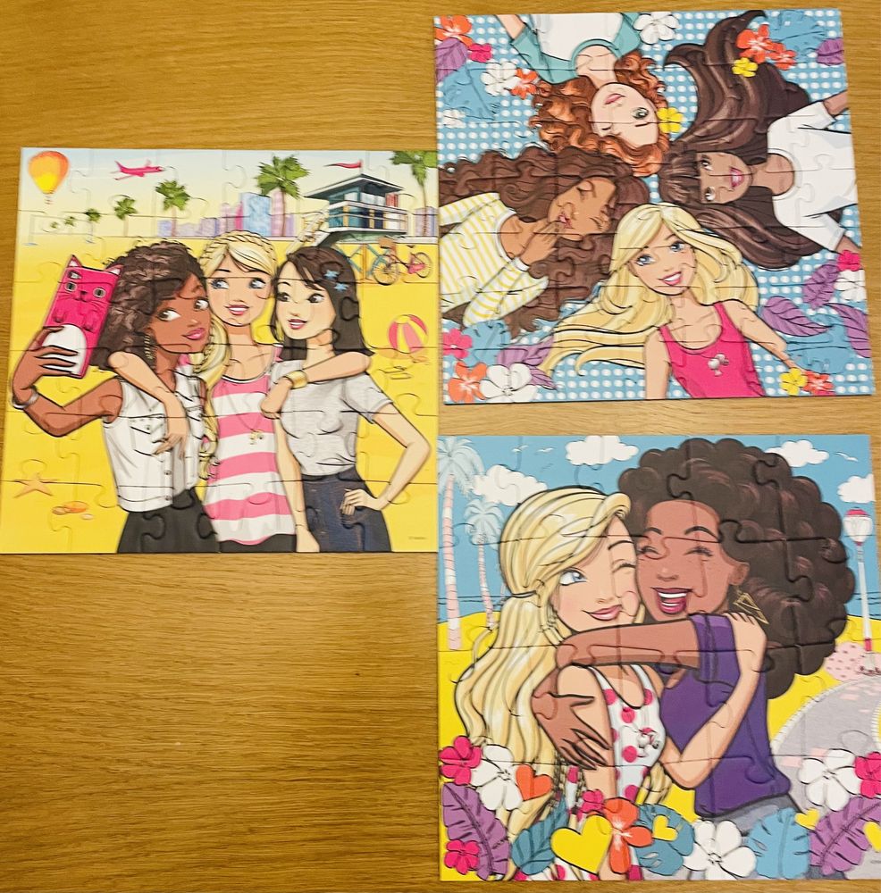 Puzzle Trefl Barbie 3w1 4+