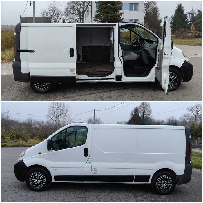 OPEL VIVARO 2004r LONG 1.9DCI 6 Biegów PAKA 2.9M Ładowność 1200kg