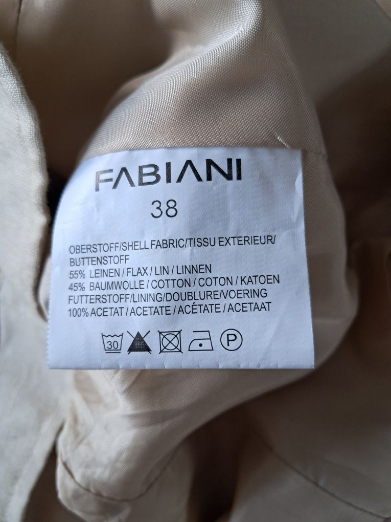 Marynarka lniana Fabiani rozm 38