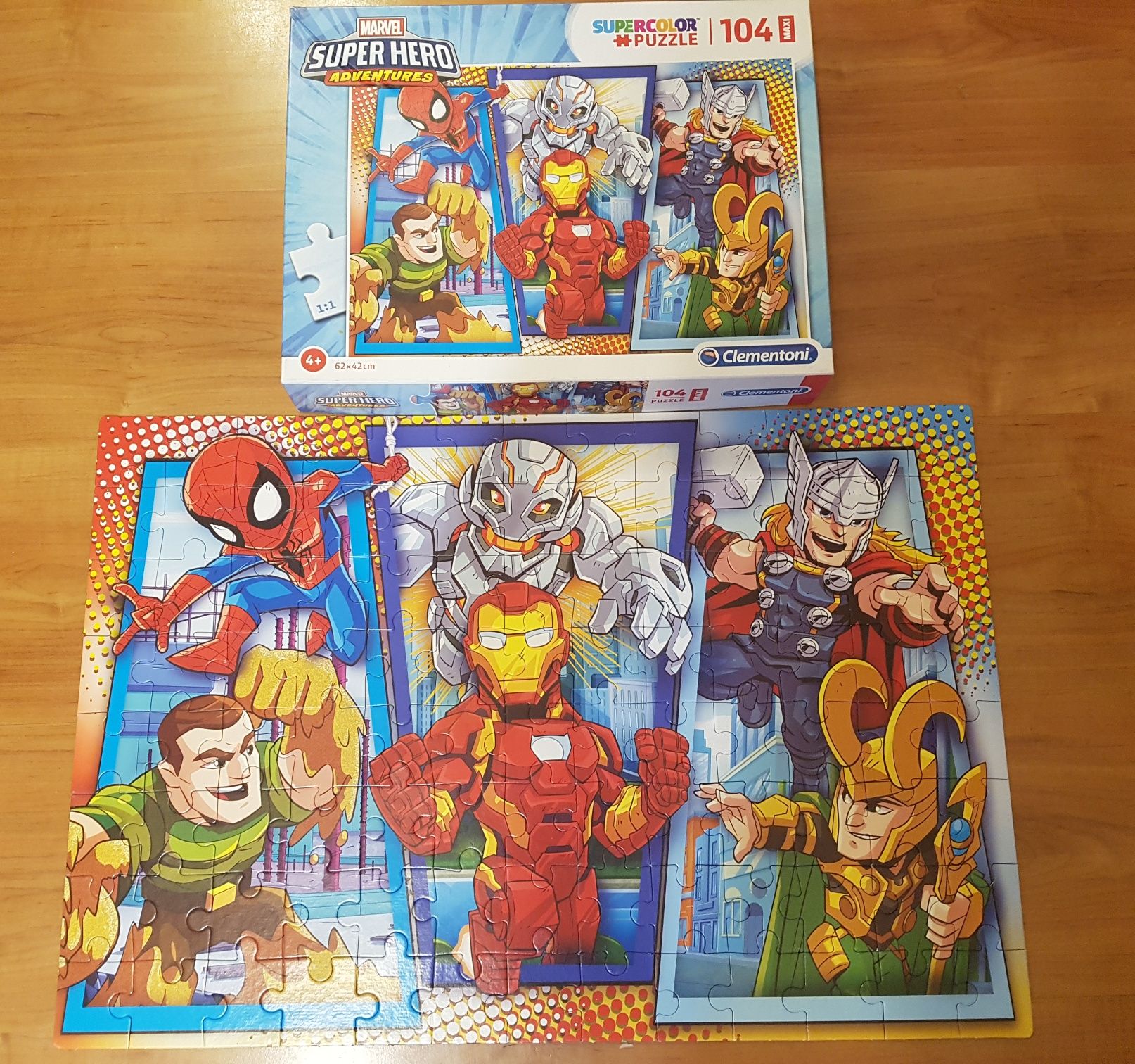 Puzzle Clementoni MARVEL SUPER HERO Adventures 4+