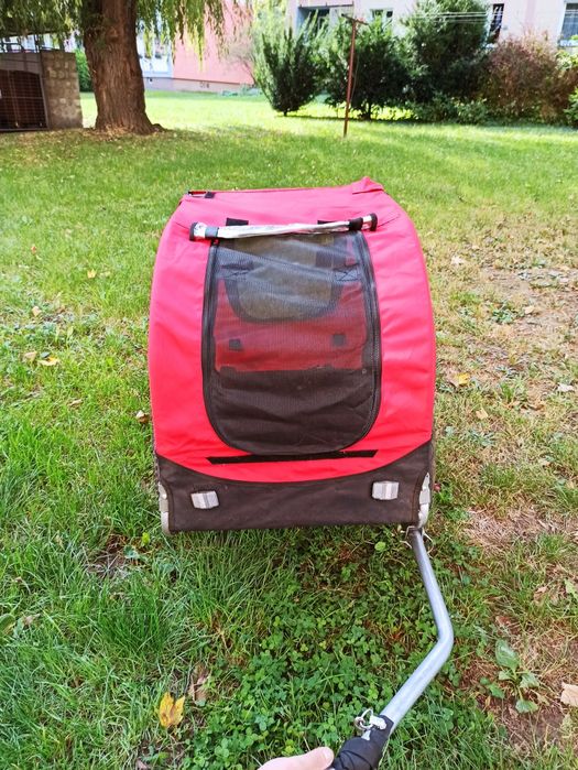 Przyczepka rowerowa dla psa. Riksza