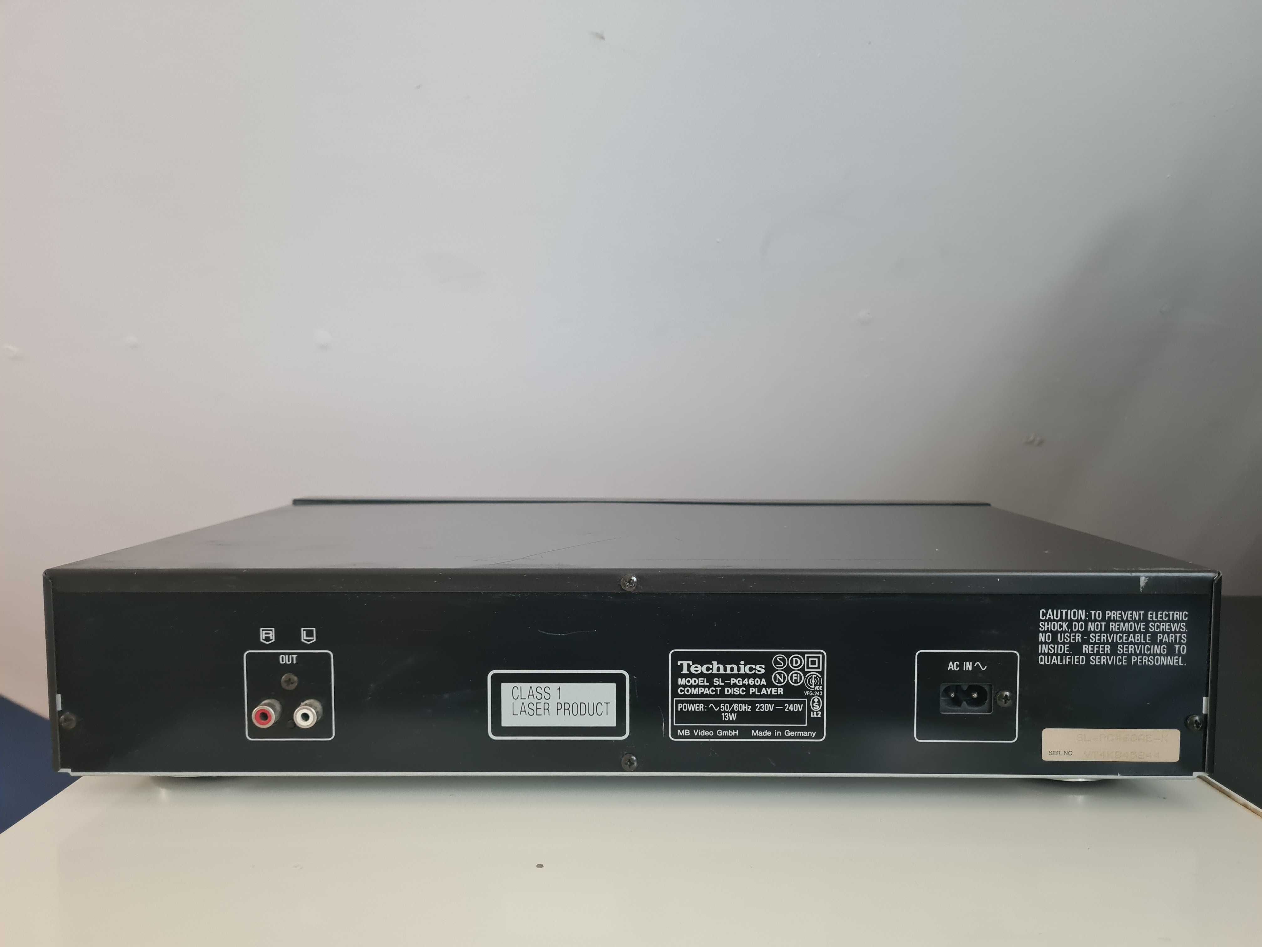 Odtwarzacz płyt CD Technics SL-PG460A