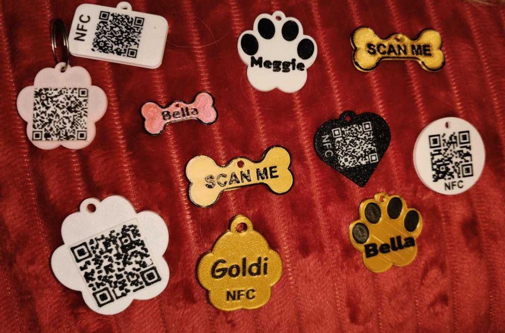 Zawieszki, Tagi dla psów