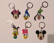 Porta-chaves da Disney Mickey Donald Margarida Pluto em silicone