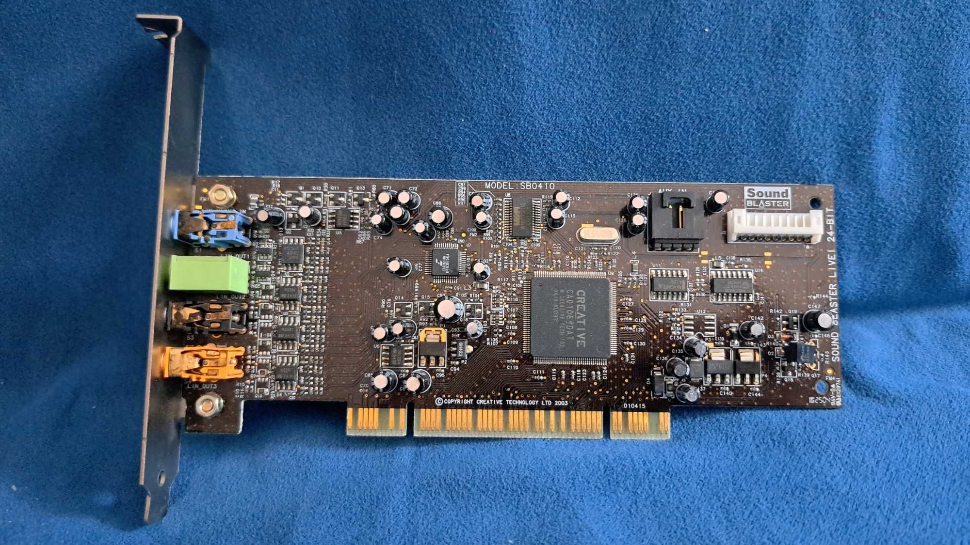 Creative SB0410 sound blaster LIVE! 24-BIT PCI