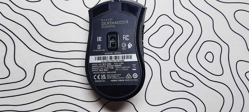 Игровая проводная мышь Razer DeathAdder Essential USB Black