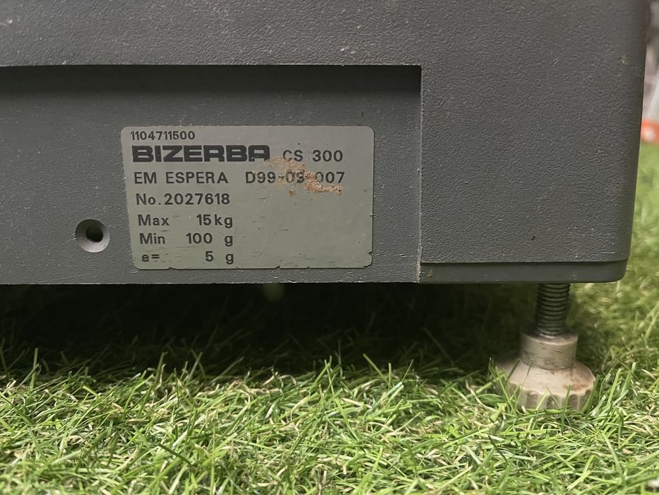 Balança comercial Bizerba CS300 com mosrador e prato