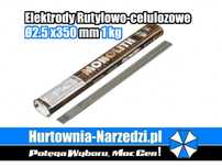Elektrody rutylowo-celulozowe Ø2.5x350mm 1kg elektrody rutylowe 2,5mm