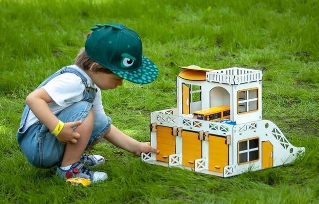 Гараж для машинок детский паркинг Парковка машинки конструктор паркінг