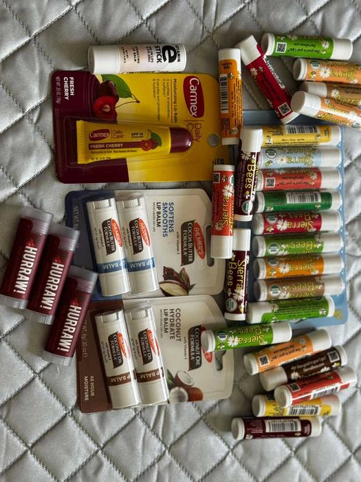 Бальзам для губ Sierra Carmex Palmers Reviva кокос вишня Hurraw