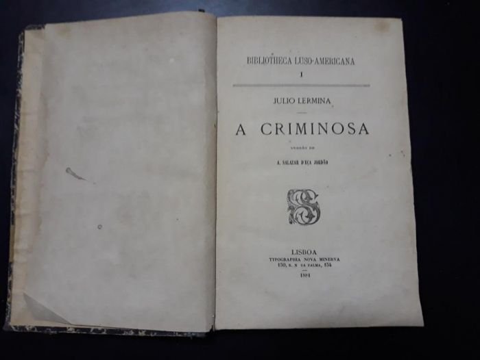 A Criminosa - Júlio Lermina