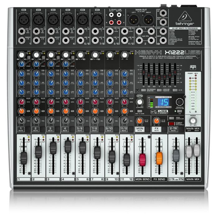 Mesa mistura Behringer XENYX X1222USB (nova)