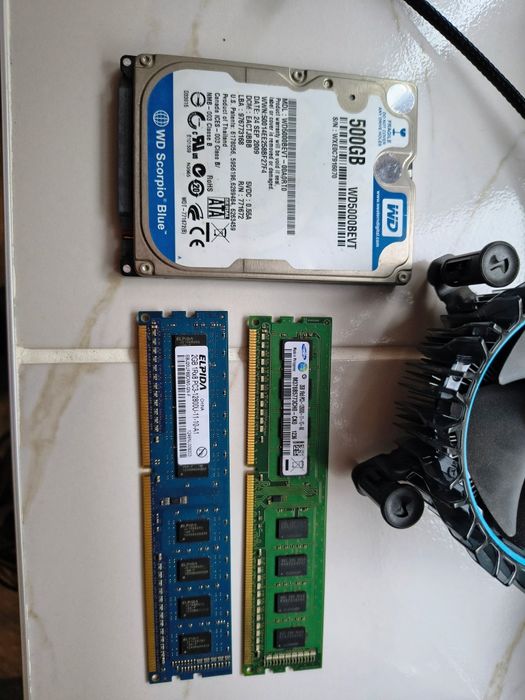 Залишки комп'ютера ddr3