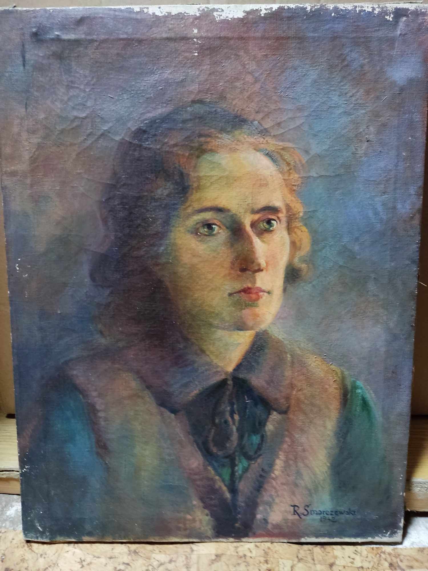 Obraz Portret kobiety Romuald Smorczewski