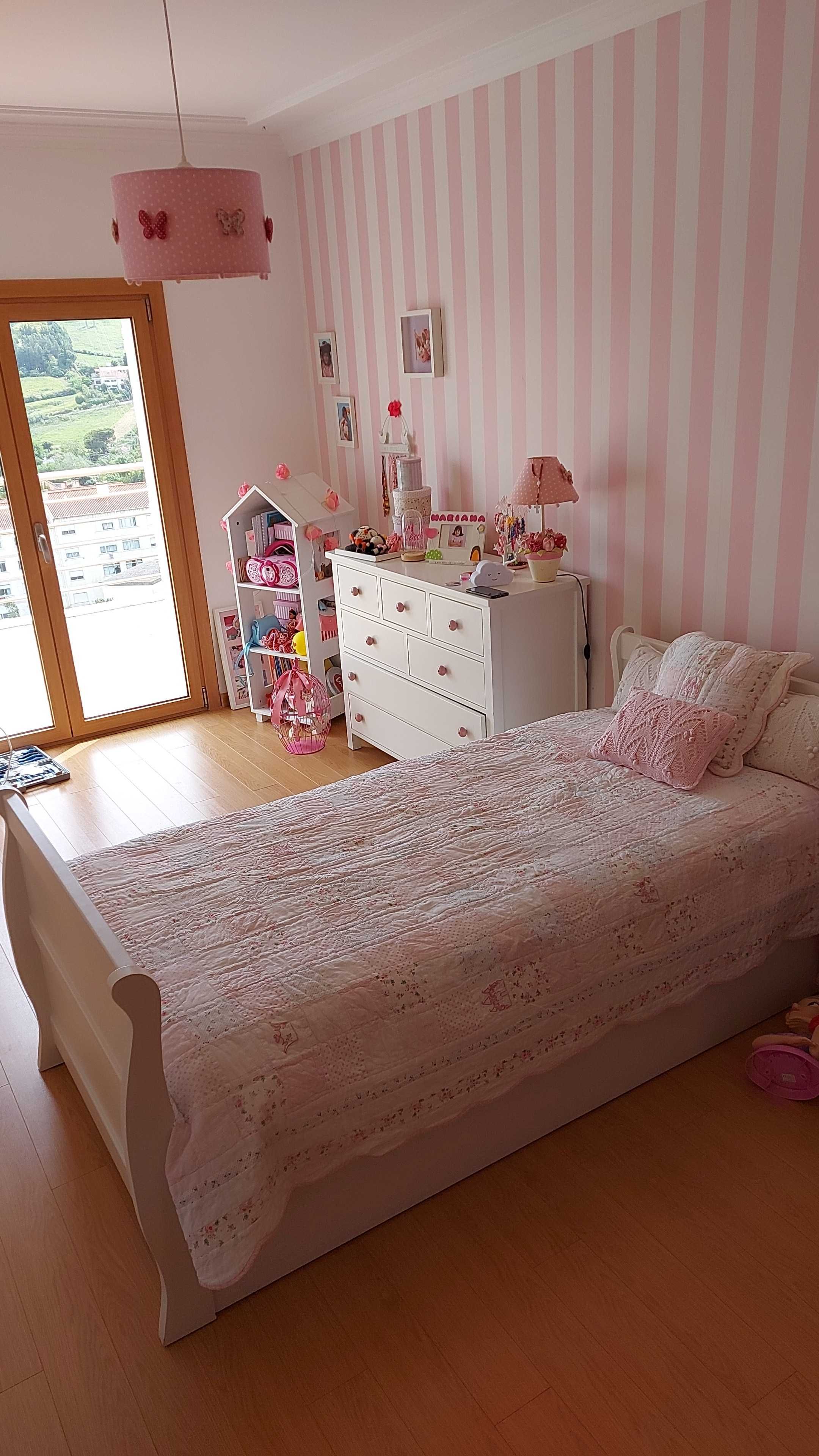 Cama Solteiro Quarto de Menina - Oficina rustica