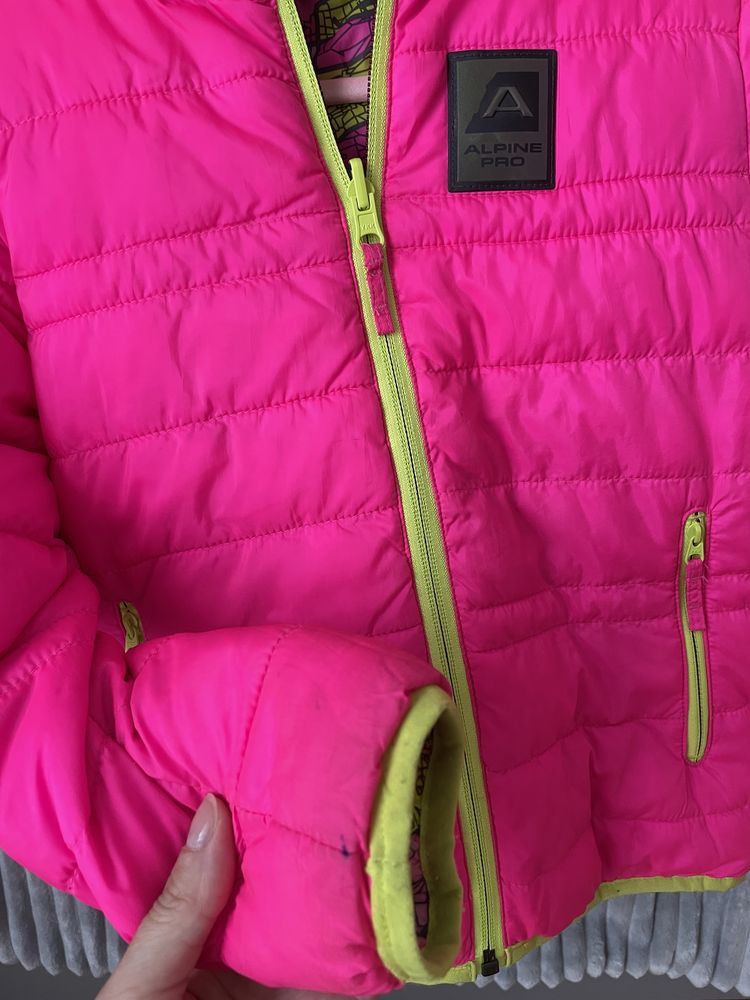 Двостороння куртка alpine pro ildiko для дівчинки. Демі куртка
