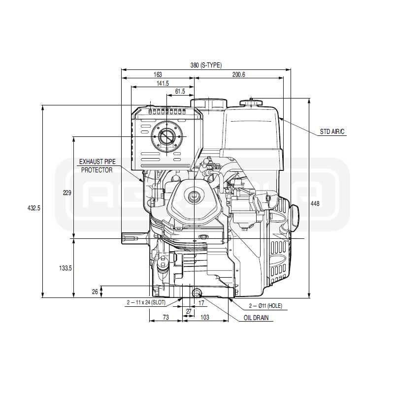 Silnik spalinowy honda gx390 pompa 21,6l 6cm3