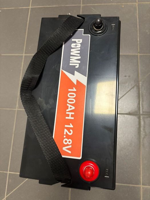 Акумулятор PowMr LiFePO4 12V 1,28кВт/г Київ, безкоштовна доставка