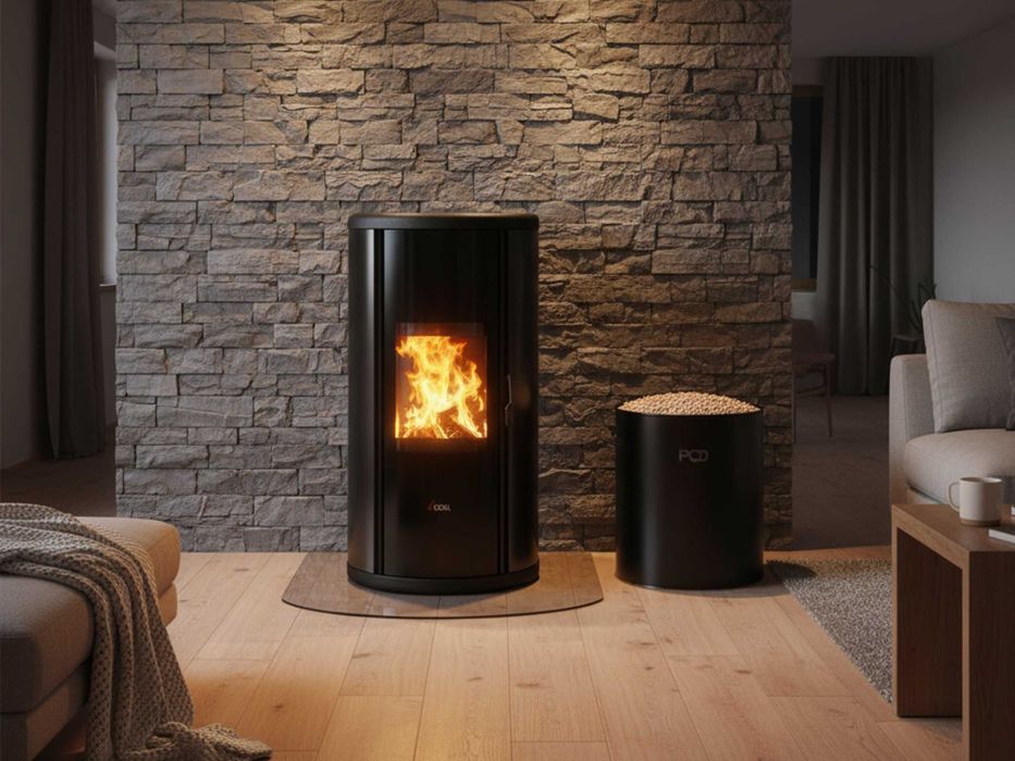Piec piecyk na pellet powietrzny Cadel Sound PS 5kW ECODESIGN KLASA A+